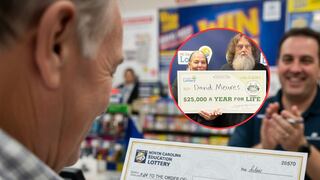 La emoción de un hombre de Columbus al ganar aproximadamente $400 mil en la Lotería de Carolina del Norte: “Estuve despierto toda la noche”