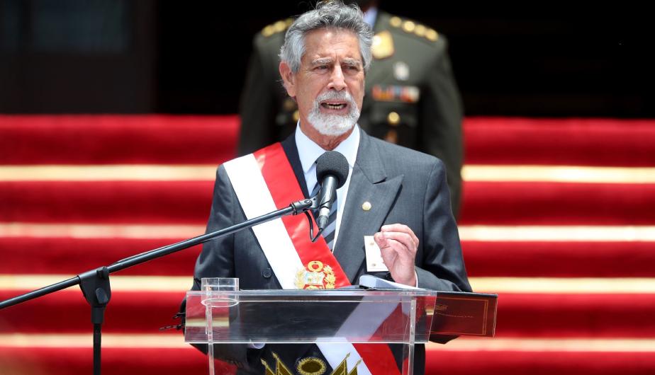 Presidente Francisco Sagasti se reafirma en reforma de la PNP. (Fotos: Andina)