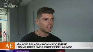 Ignacio Baladán es nominado a premio internacional para influencers
