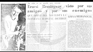 Cuando Ernest Hemingway llegó al Perú para pescar un merlín
