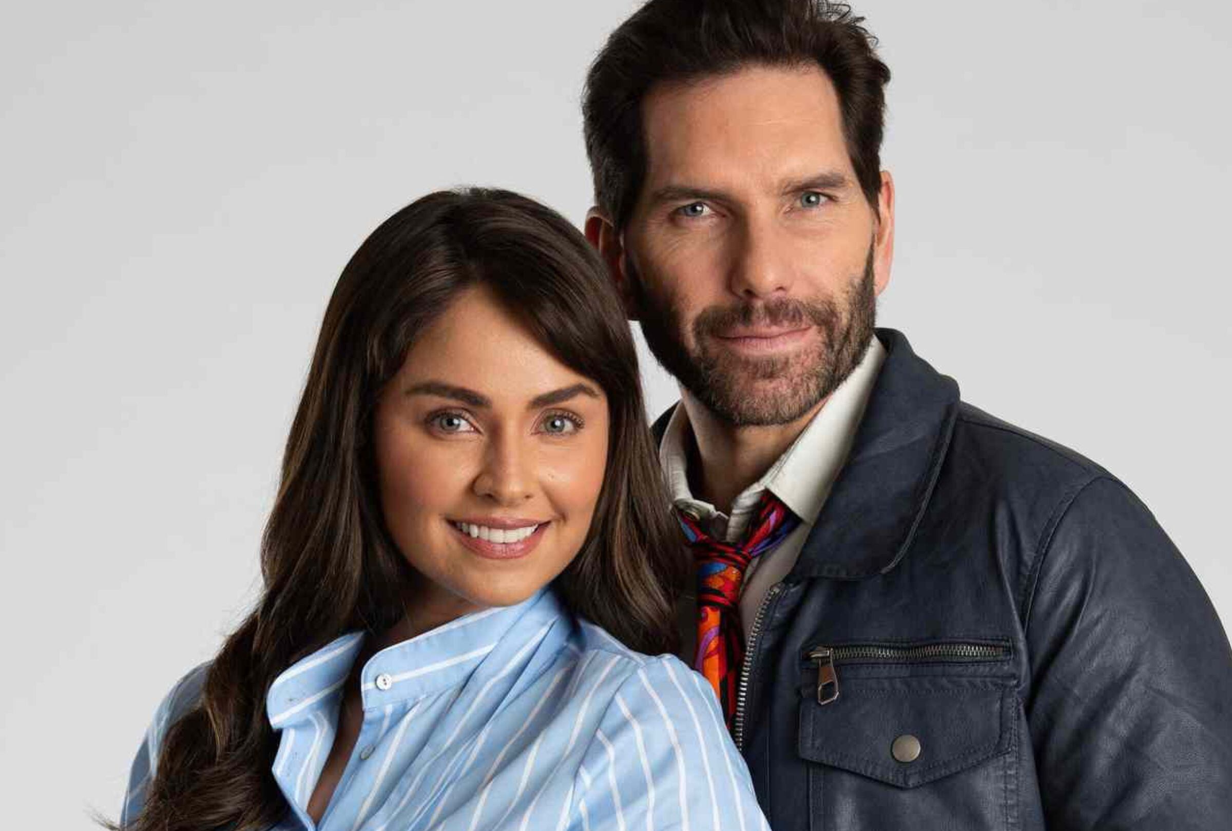 Claudia Martín interpreta a la psicóloga Luciana Espinoza, mientras que el actor Arap Bethke interpreta al fiscal Roberto Roldán en la telenovela mexicana "Juegos de amor y poder" (Foto: TelevisaUnivision)