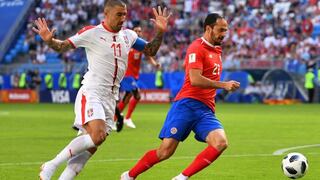 Costa Rica cayó 1-0 ante Serbia en su estreno en Rusia 2018