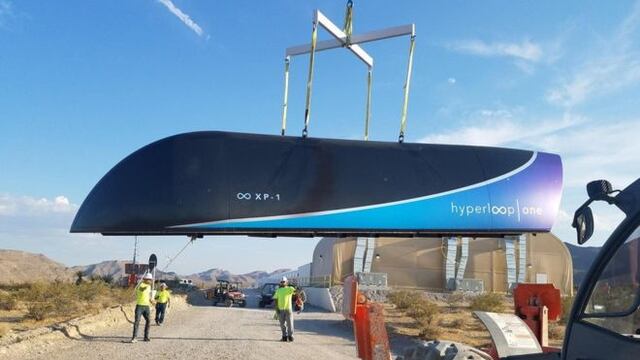 Hyperloop One, el vehículo del futuro que podría viajar a 1.200 km/h