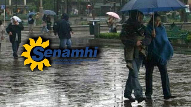 Entérate cuál son las 7 regiones del Perú que serán afectadas por lluvias intensas, rayos y fuertes vientos, según Senamhi