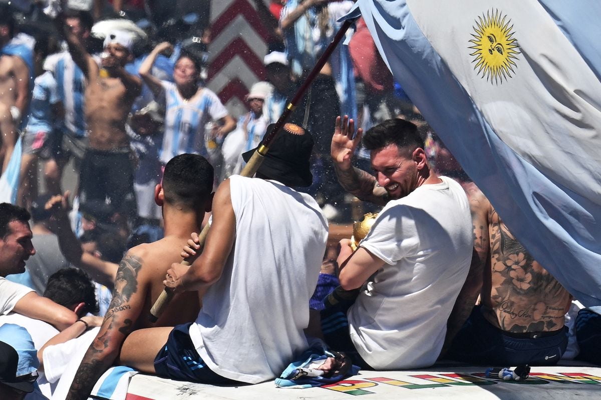 Muchachos, la película del Mundial: inicia casting para aparecer en pantalla grande junto a Messi y la Selección Argentina campeona en Qatar 2022 | Foto: AFP