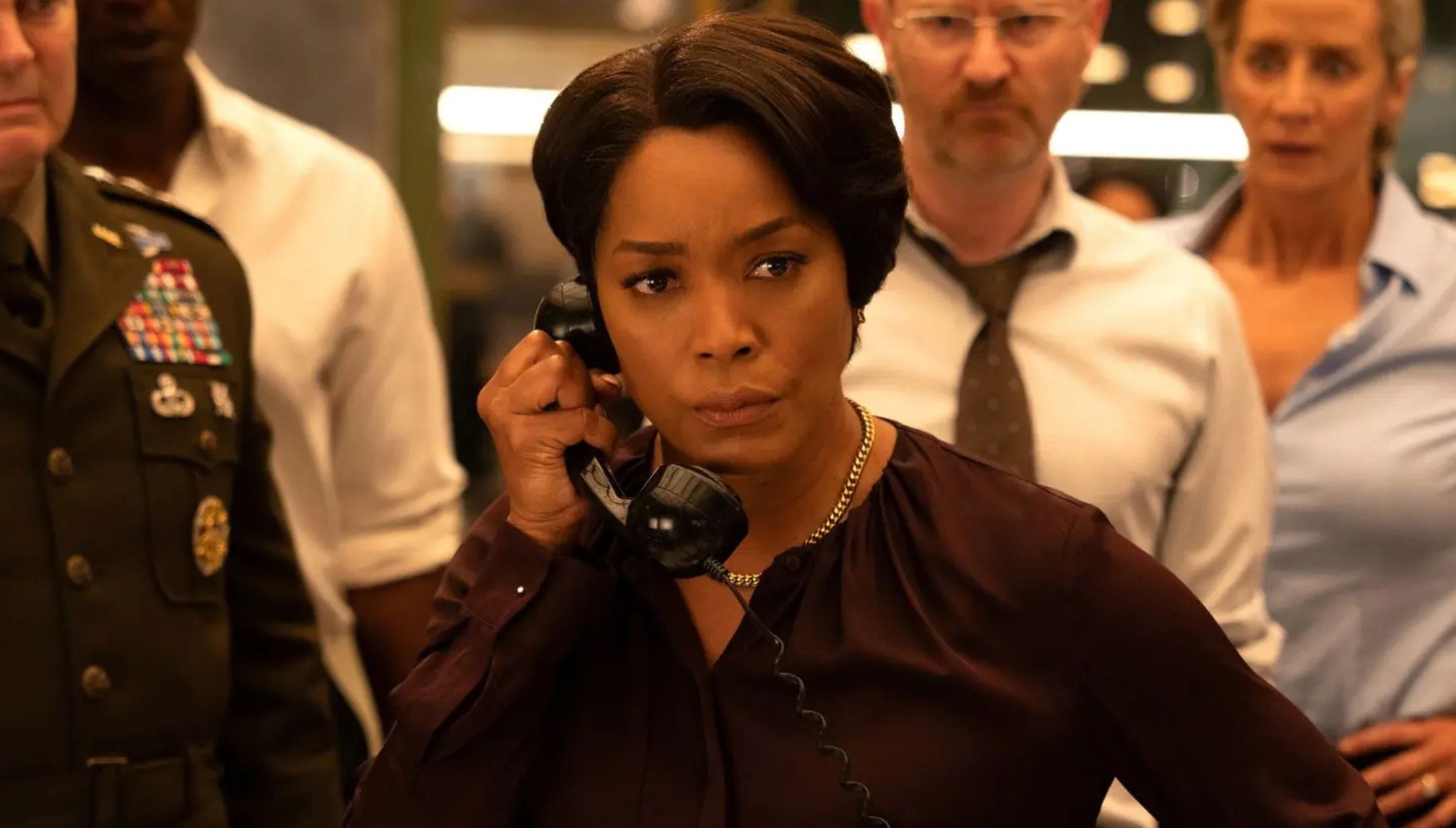 La actriz Angela Bassett como la presidenta Erika Sloane en la película "Mission: Impossible – The Final Reckoning" (Foto: Paramount Pictures)