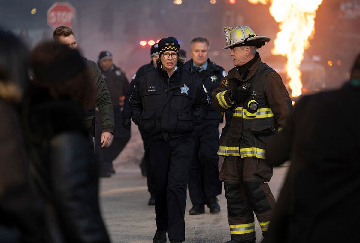 La sargento Trudy Platt y el jefe Dom Pascal en el episodio 11 de la temporada 13 de "Chicago Fire" (Foto: NBC)