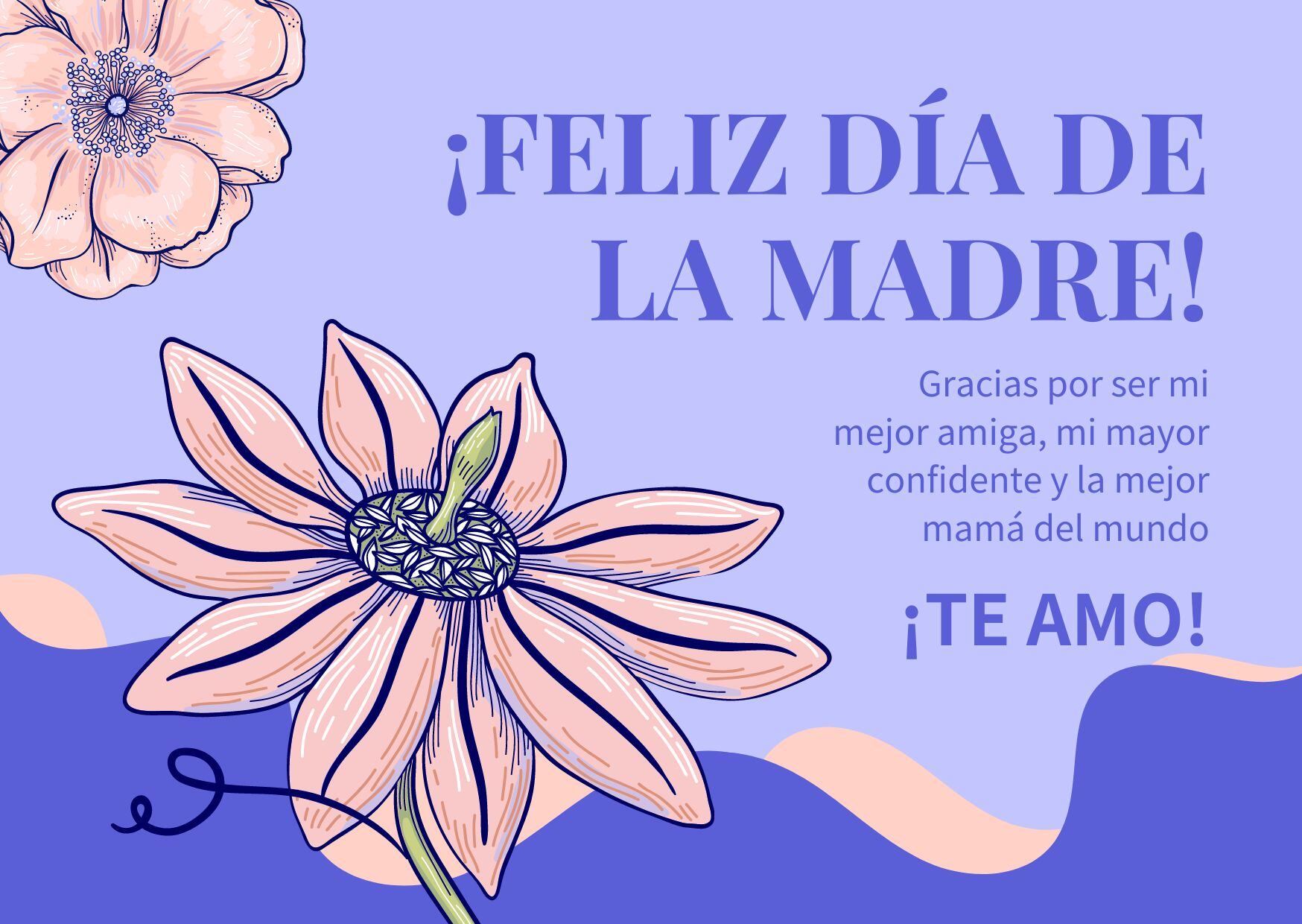 Estas son tarjetas por el Día de la Madre. Foto: Canva