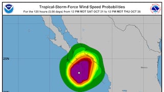 Huracán Norma EN VIVO: Trayectoria del potente ciclón que tocó tierra en Baja California