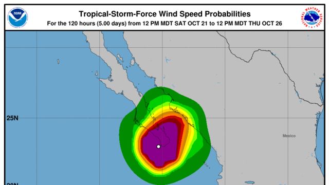 Huracán Norma EN VIVO: Trayectoria del potente ciclón que tocó tierra en Baja California