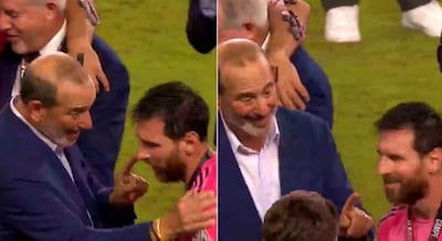 “Conmigo no”: el tenso cruce de Messi con comisionado de la MLS tras el título del Inter Miami | VIDEO