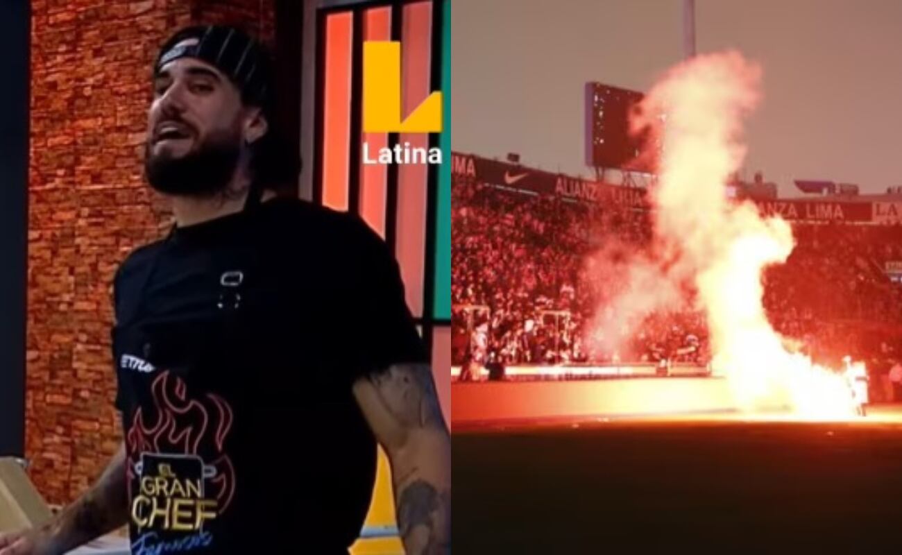 Se va la luz en “El Gran Chef Famosos” y Gino Assereto hace referencia al apagón en estadio de Alianza Lima: “El Matutazo”. (Foto: Composición GEC)