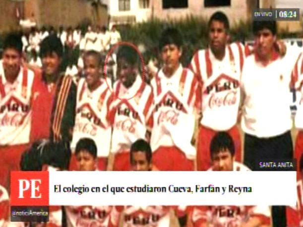 Farfán y Cueva coincidieron en un mismo colegio, el Alfonso Ugarte de Santa Anita | Foto: Captura