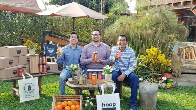 Hoop: la nueva línea de jugos naturales y empaque ecoamigable que nació en un aula universitaria