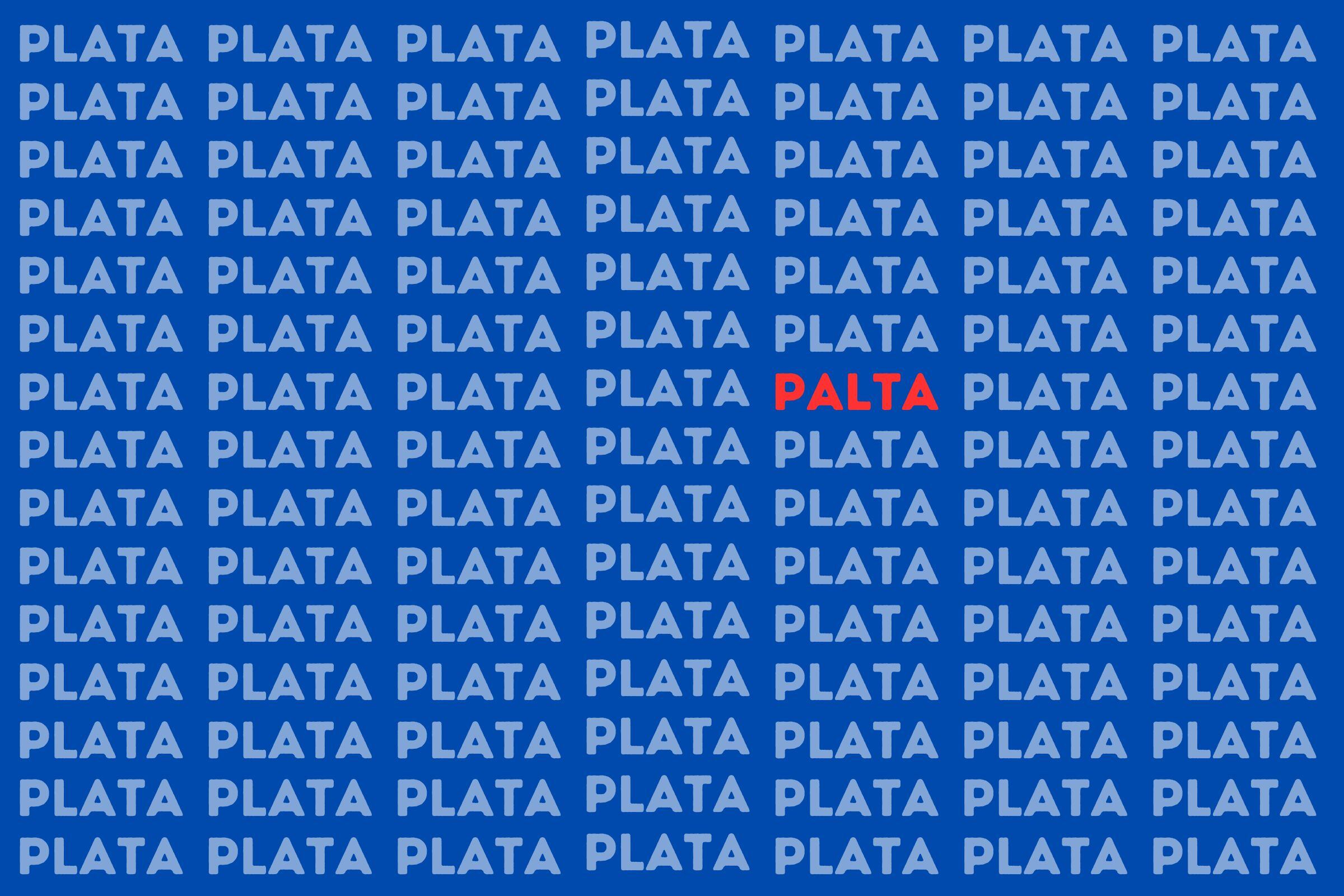 Reto visual: Mira atentamente y conoce en qué parte del gráfico estaba 'PALTA'. (Crédito: Mag)