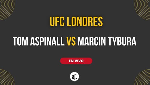 Sigue la transmisión de la UFC Londres en vivo online desde O2 Arena: sigue el duelo entre Aspinall y Tybura.