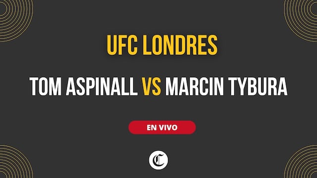Tom Aspinall venció por KO a Marcin Tybura en la estelar del UFC Londres