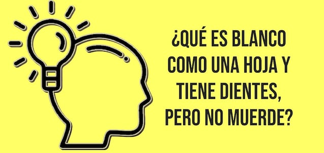 El enigma que te hará pensar a gran velocidad: “tiene dientes, pero no muerde”