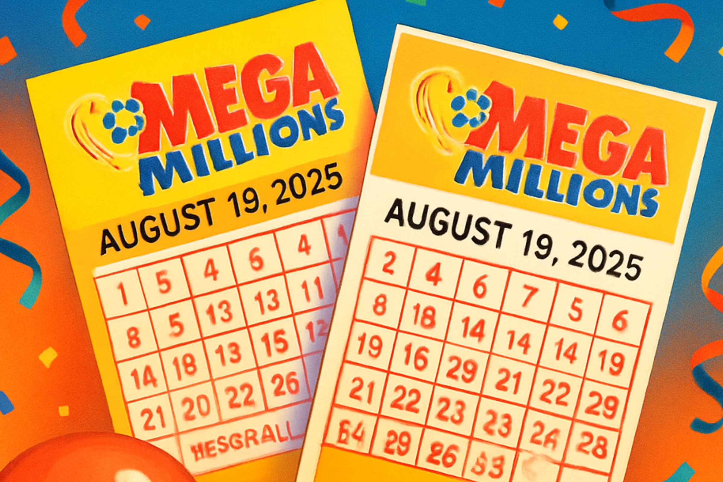 Conoce cuáles son los números ganadores del sorteo Mega Millions, para el martes 19 de agosto, de la lotería de Estados Unidos. (Foto: perplexity.ai)