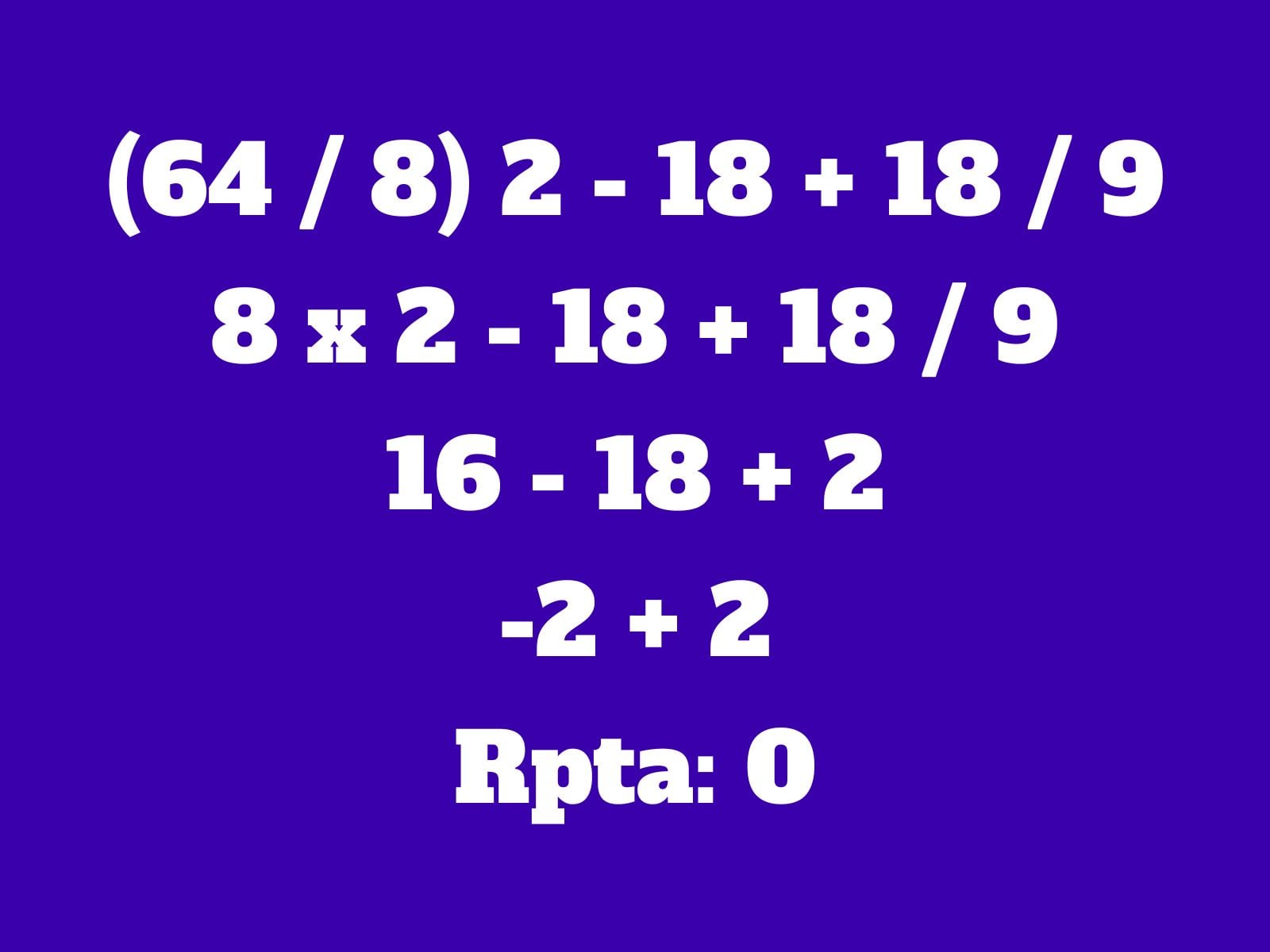 Reto matemático: Observa con atención y descubre cómo se debía solucionar este problema. (Creación: Mag)