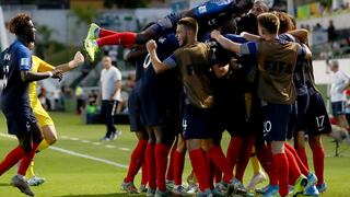 A Francia le bastó dos minutos para vencer 2-0 a Chile en el Mundial Sub 17
