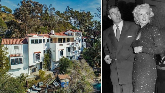 Ponen en venta la mansión de Marilyn Monroe y Joe DiMaggio