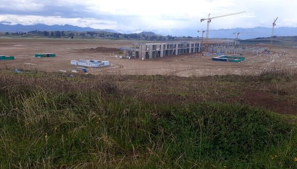 Construcción del aeropuerto de Chinchero solo avanzó 12 % en obras principales pese a una década de iniciado el proyecto. (Foto: Contraloría)