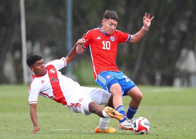 La Selección Sub-15 igualó 1-1 con su similar de Chile en partido amistoso. (Foto: FPF)
