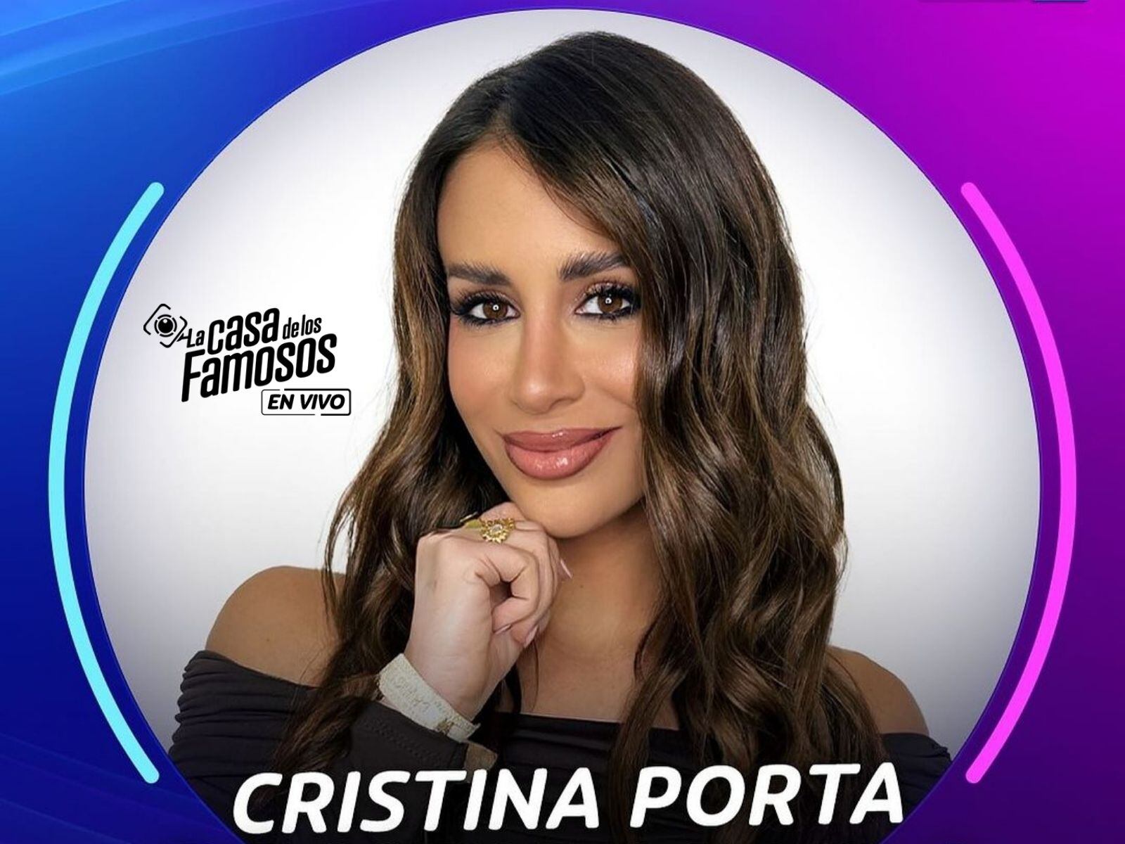 Cristina Porta fue nominada en la semana 4 de "La Casa de los Famosos" (Foto: Telemundo)