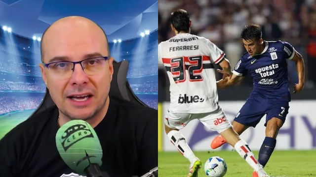 Mr. Chip y su sorprendente dato tras el empate de Alianza Lima ante Sao Paulo en Brasil por la Libertadores. (Foto: Composición GEC)