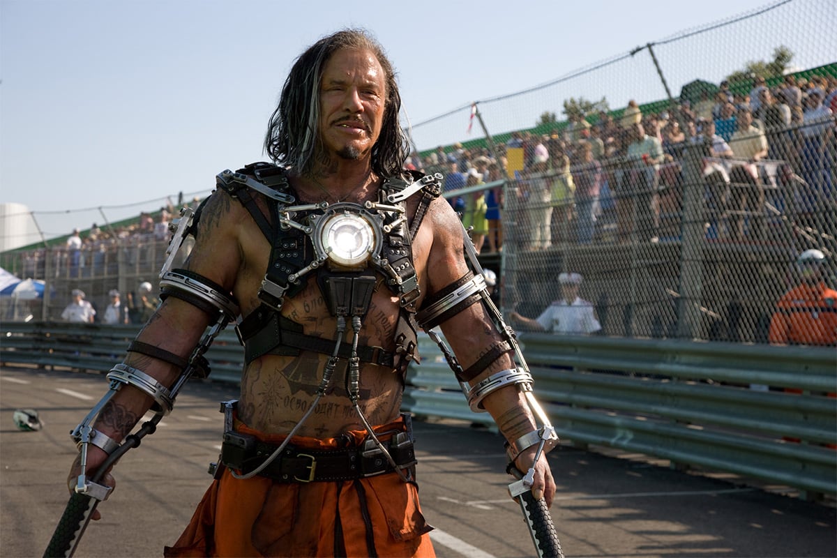 Mickey Rourke interpretó a Ivan Vanko en "Whiplash" en "Iron Man 2". (Foto: Disney)
