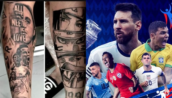 Qué jugador que disputa la Copa América 2024 lleva a Cristiano Ronaldo tatuado en la pierna