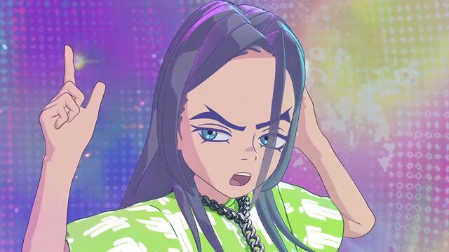 Billie Eilish se transforma en un anime en el video de "You Should See Me in a Crown"