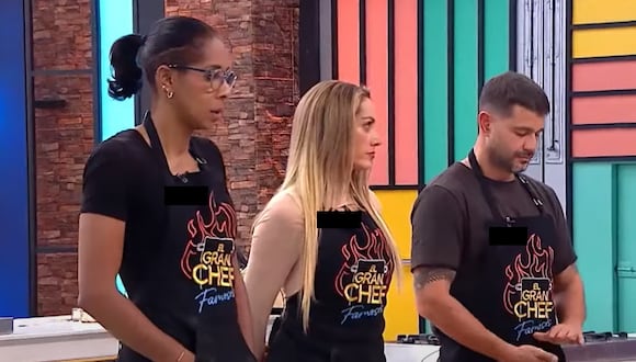 "El gran chef famosos":  Yaco Eskenazi y Leyla Chihuán fueron sentenciados | Foto: Latina TV (Captura)