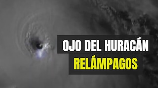 Relámpagos en el ojo del huracán Beryl captados en video desde el espacio
