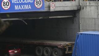 Accidente en Vía Expresa: chofer de tráiler no tenía brevete para Perú | #NoTePases