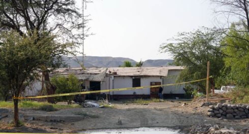 Dos de los cuerpos de las víctimas fueron encontrados al interior de su vivienda, mientras que los otros dos en una acequia muy cerca de allí. (Foto: Andina)