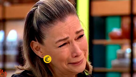 Mónica Zevallos rompe en llanto tras recibir sorpresa de sus hijos en "El gran chef" | Foto: EGCF - YouTube (Captura de video)