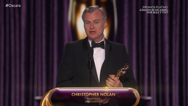 Christopher Nolan gana el Premio Oscar 2024 como mejor director