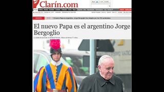 Habemus Papam: Argentina informa así la elección de Jorge Bergoglio como nuevo Papa