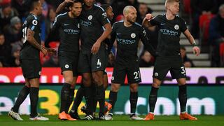 Manchester City venció 2-0 al Stoke City por Premier League