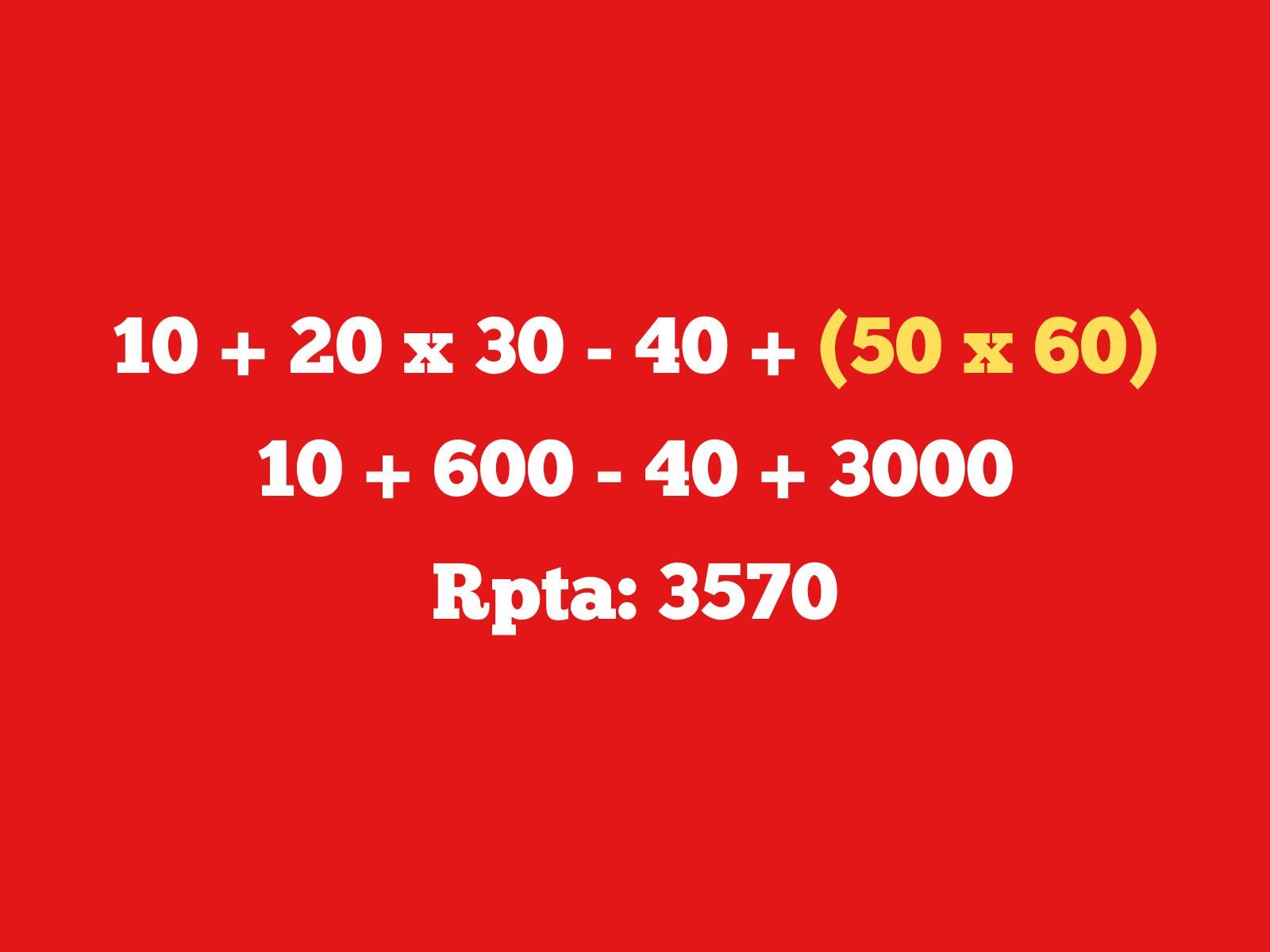 Reto matemático: ¿Fuiste capaz de acertar con la respuesta en el tiempo establecido? (Creación: Mag)