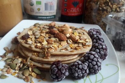 Receta vegana: panqueques de avena