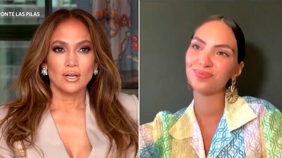 Natalie Vértiz se luce entrevistando a Jennifer López en inglés: “Es buenísima gente”