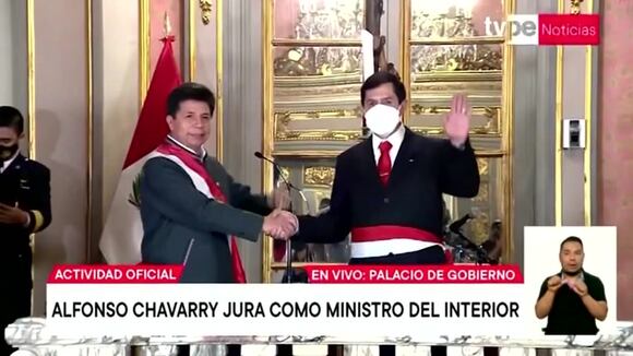 Alfonso Chavarry jura como ministro del Interior