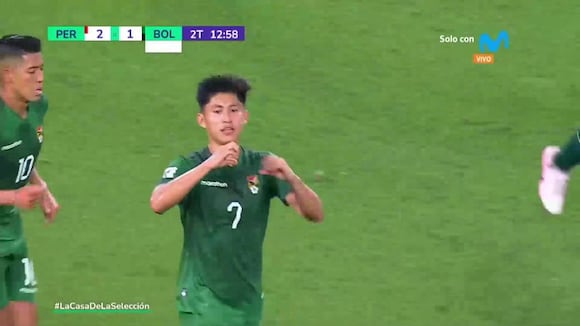 Gol de Miguel Terceros para el 2-1 de Perú vs. Bolivia por Eliminatorias rumbo al Mundial 2026 (Video: Movistar Deportes).