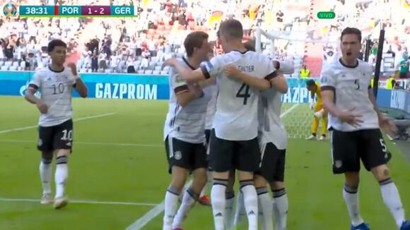Portugal vs. Alemania: Guerreiro metió autogol para el 2-1 de germanos. (Video: DirecTV Sports)