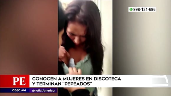 Ate: Dos hombres fueron "pepeados" por mujeres en discoteca