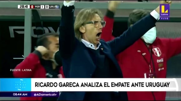 Ricardo Gareca analizó el empate frente a Uruguay: "El equipo está para seguir creciendo"