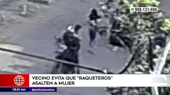 Comas: Vecino evita que roban a mujer